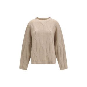 Allude Beige Cashmere Women's Sweater